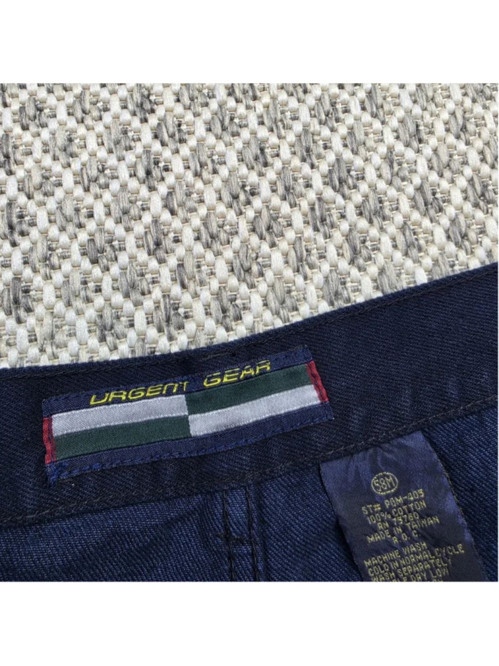 Urgent Gear Men’s Blue Jeans Size 58 Straight Leg 100% Cotton Made In Taiwan NWT